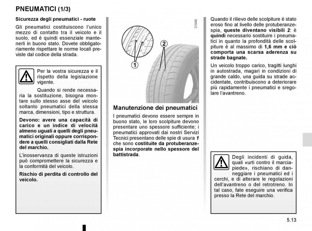 Renault Scenic III 3 manuale del proprietario / page 213