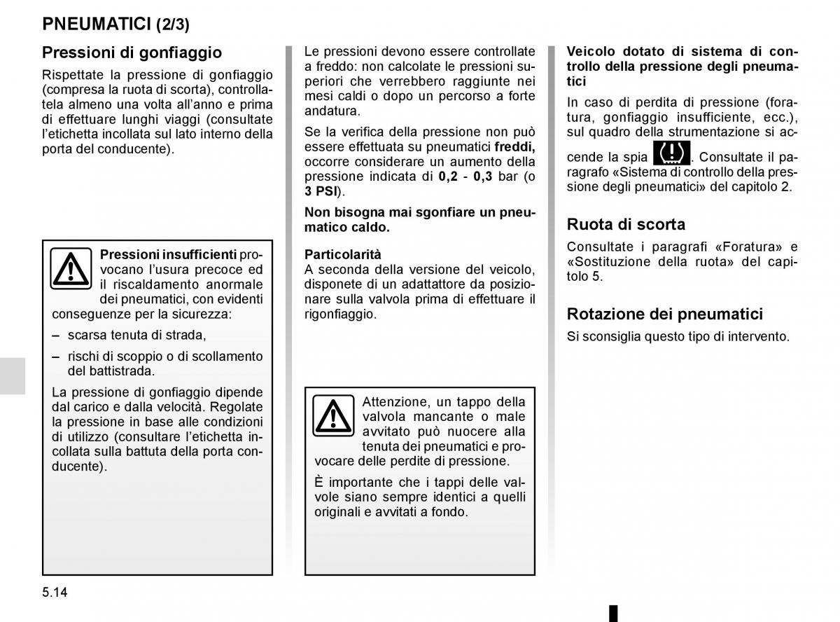 Renault Scenic III 3 manuale del proprietario / page 214