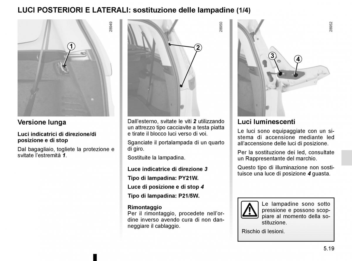 Renault Scenic III 3 manuale del proprietario / page 219