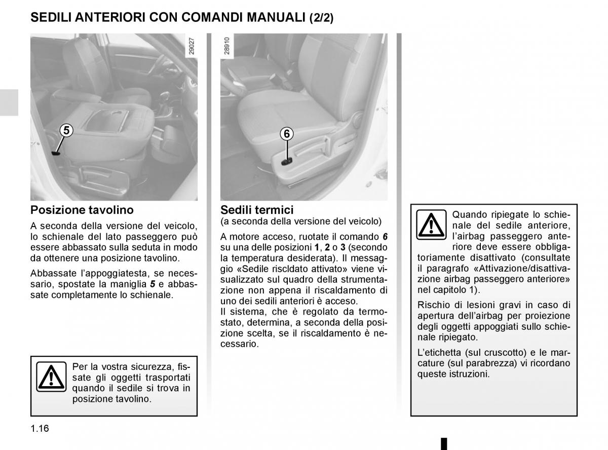 Renault Scenic III 3 manuale del proprietario / page 22