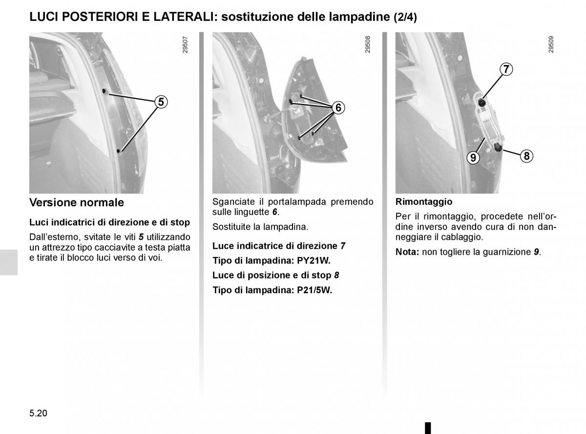 Renault Scenic III 3 manuale del proprietario / page 220