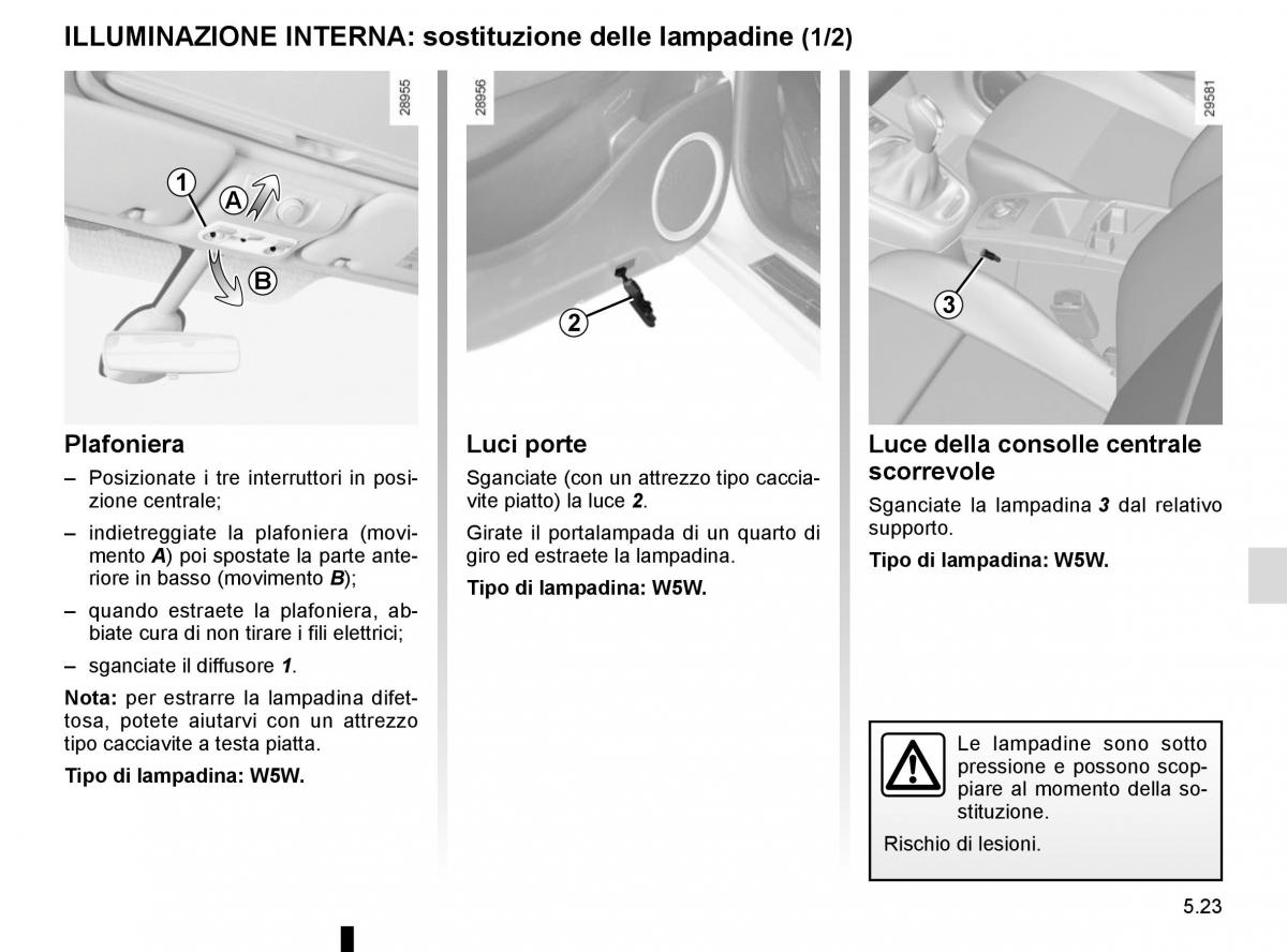 Renault Scenic III 3 manuale del proprietario / page 223