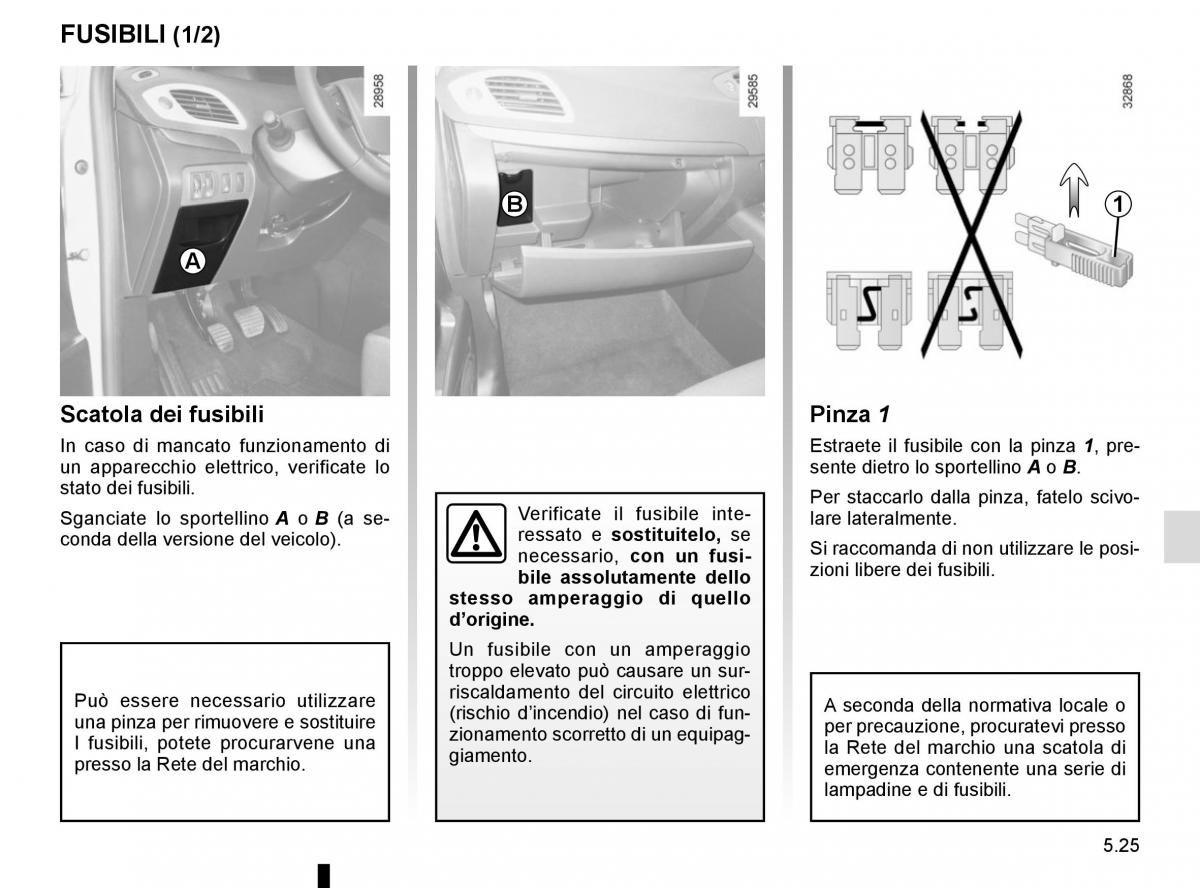 Renault Scenic III 3 manuale del proprietario / page 225