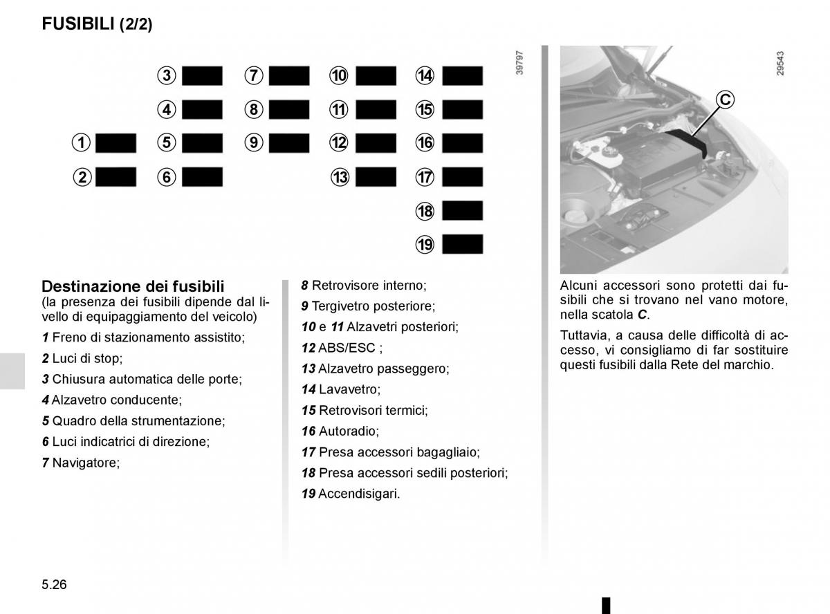 Renault Scenic III 3 manuale del proprietario / page 226