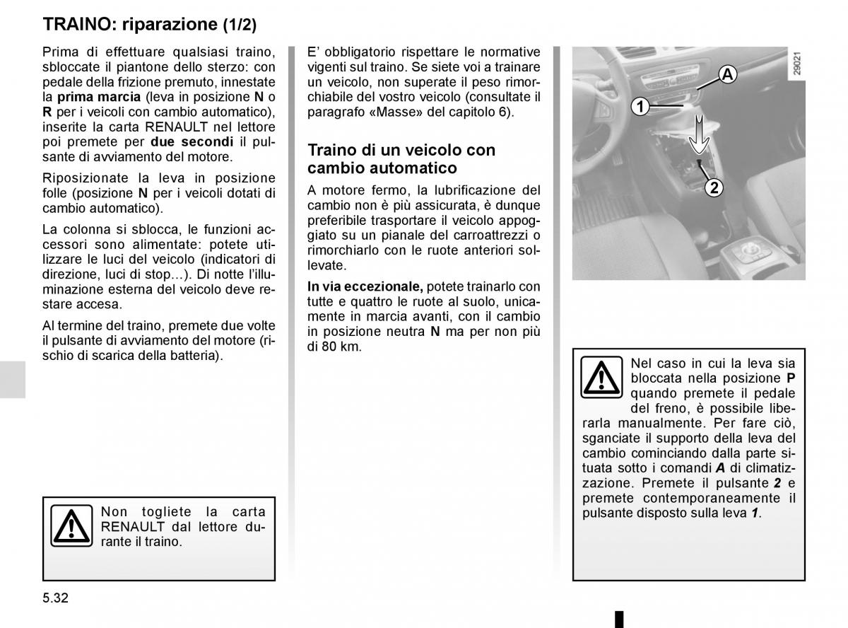 Renault Scenic III 3 manuale del proprietario / page 232