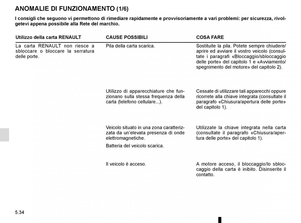 Renault Scenic III 3 manuale del proprietario / page 234