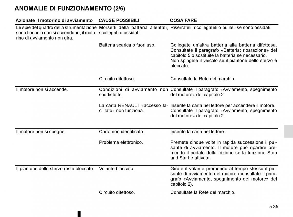 Renault Scenic III 3 manuale del proprietario / page 235