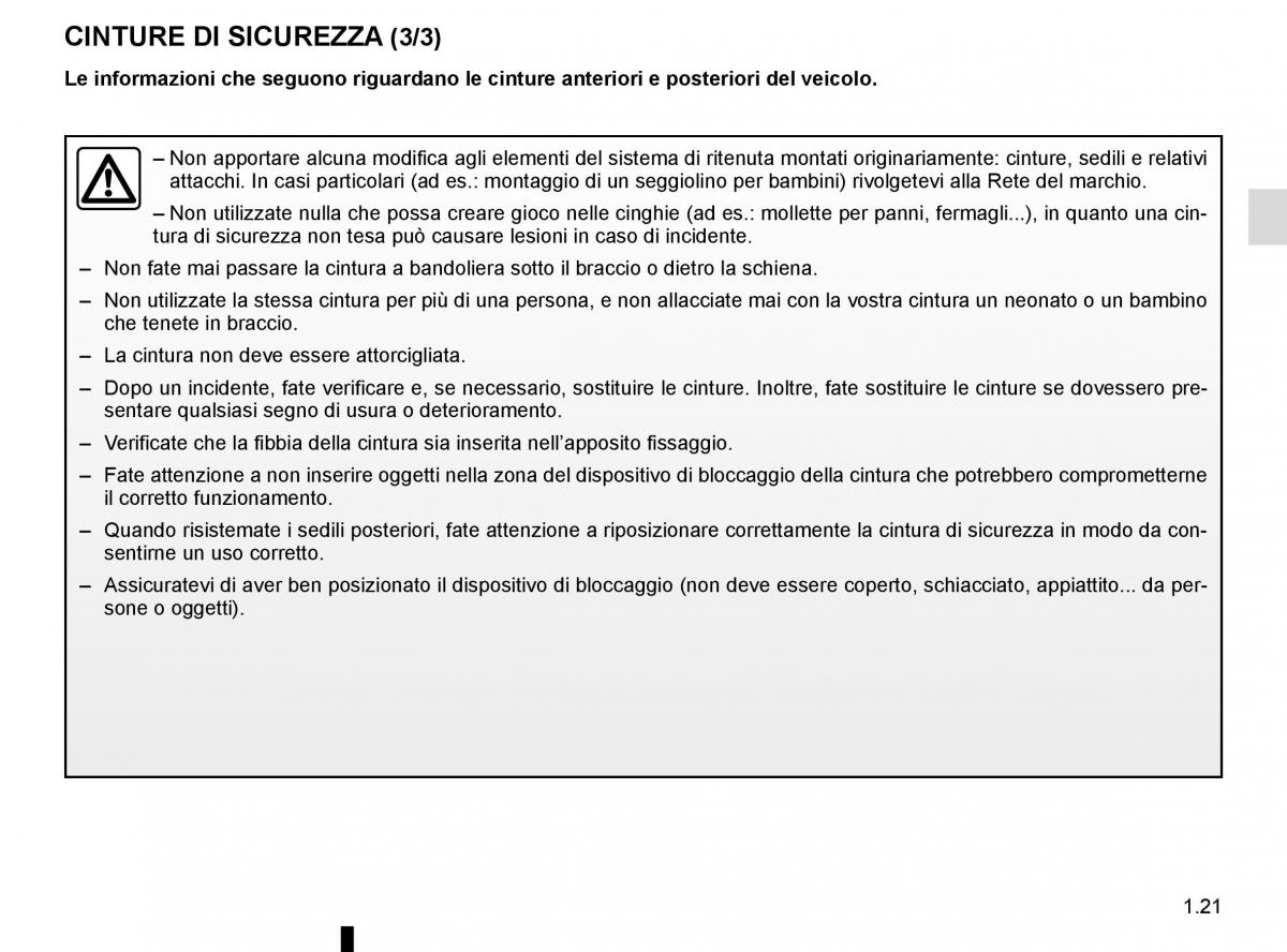 Renault Scenic III 3 manuale del proprietario / page 27