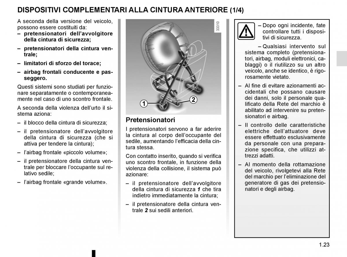 Renault Scenic III 3 manuale del proprietario / page 29