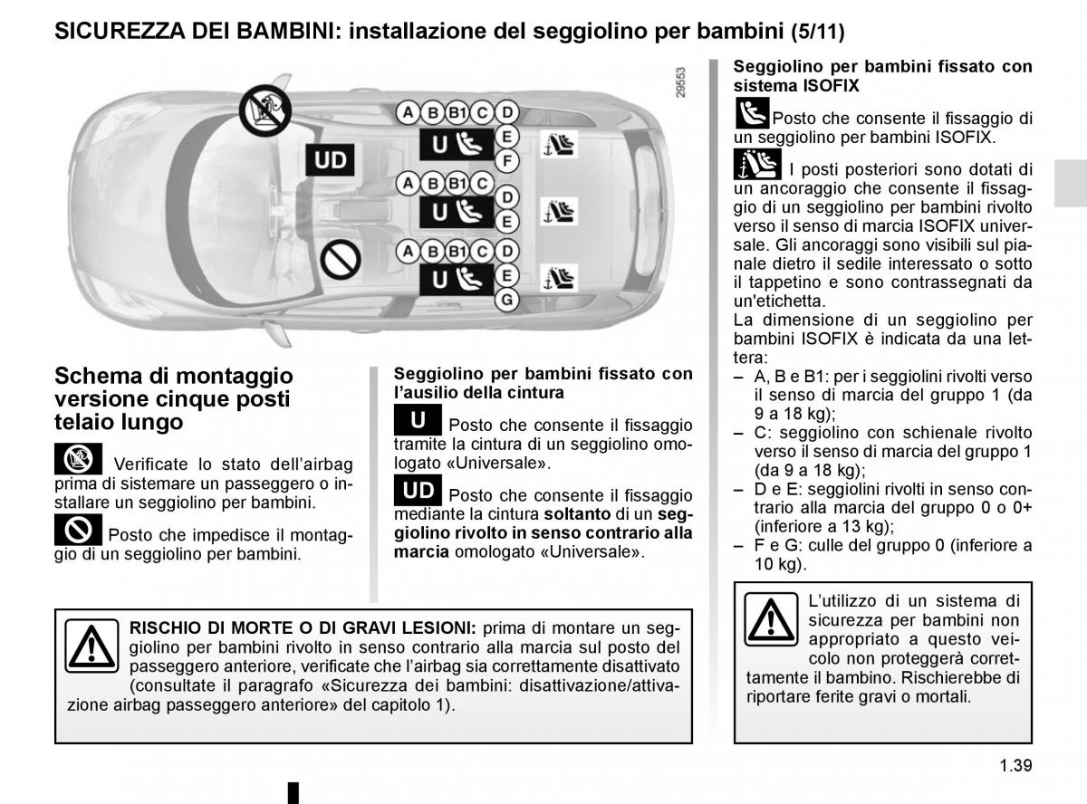 Renault Scenic III 3 manuale del proprietario / page 45