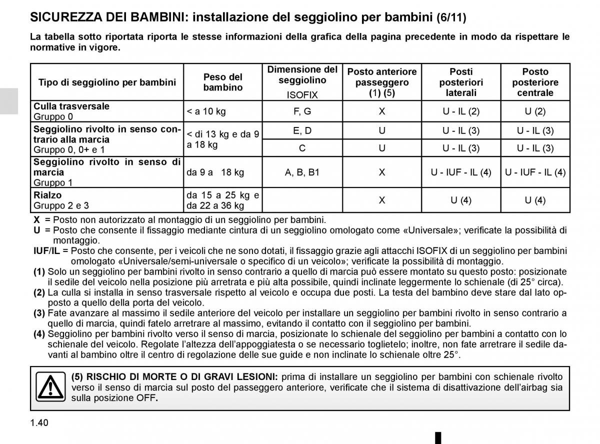 Renault Scenic III 3 manuale del proprietario / page 46