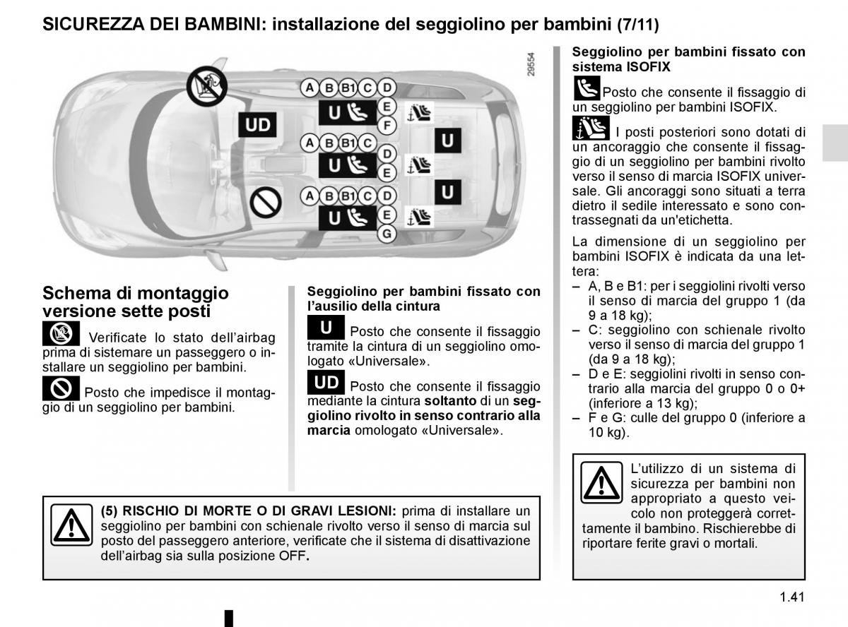 Renault Scenic III 3 manuale del proprietario / page 47