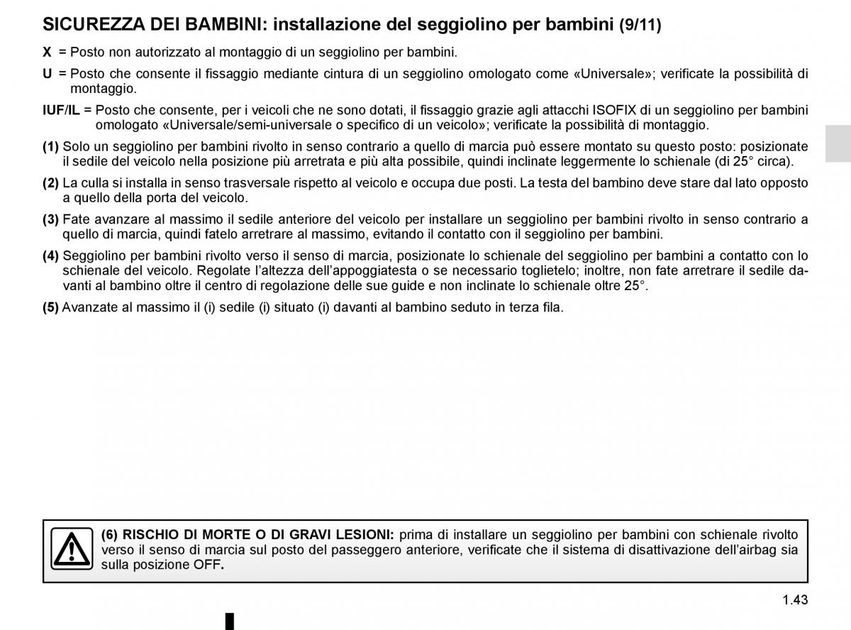 Renault Scenic III 3 manuale del proprietario / page 49