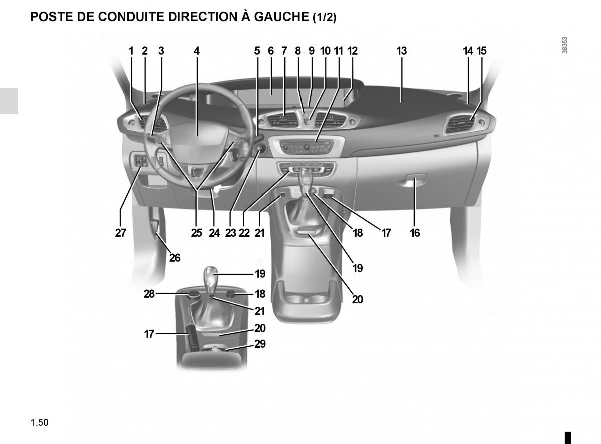 Renault Scenic III 3 manuel du proprietaire / page 56