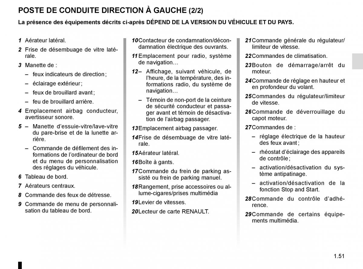 Renault Scenic III 3 manuel du proprietaire / page 57