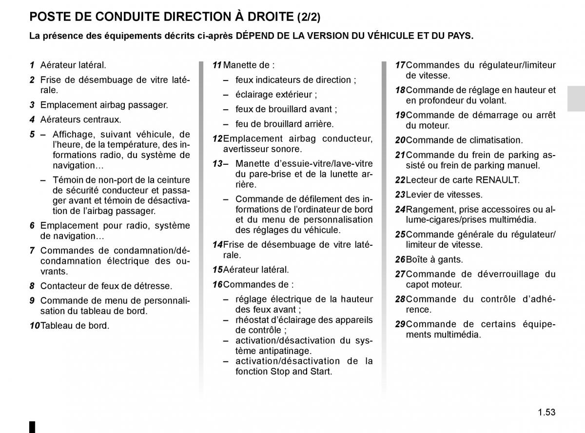 Renault Scenic III 3 manuel du proprietaire / page 59