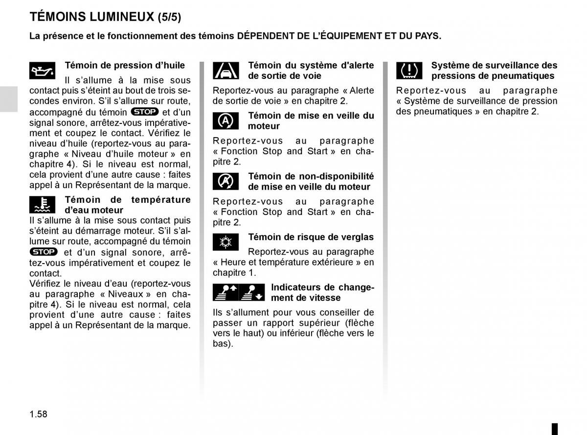 Renault Scenic III 3 manuel du proprietaire / page 64