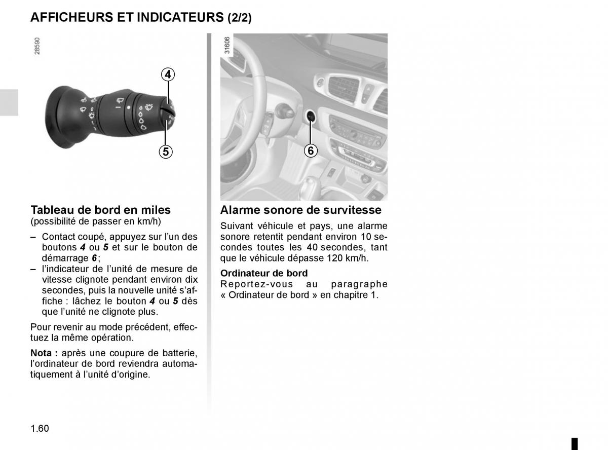 Renault Scenic III 3 manuel du proprietaire / page 66