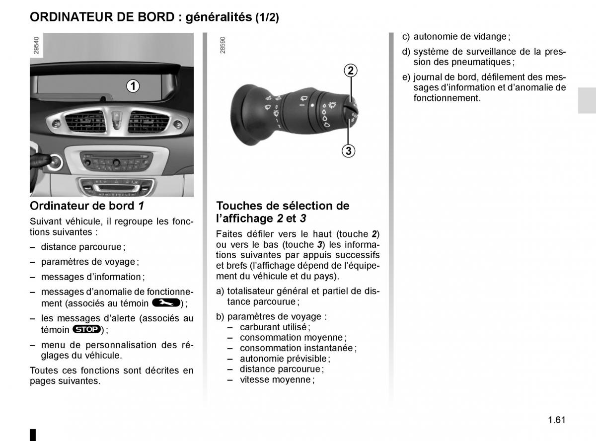 Renault Scenic III 3 manuel du proprietaire / page 67