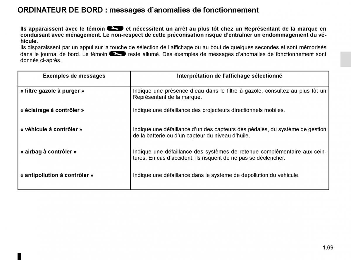 Renault Scenic III 3 manuel du proprietaire / page 75