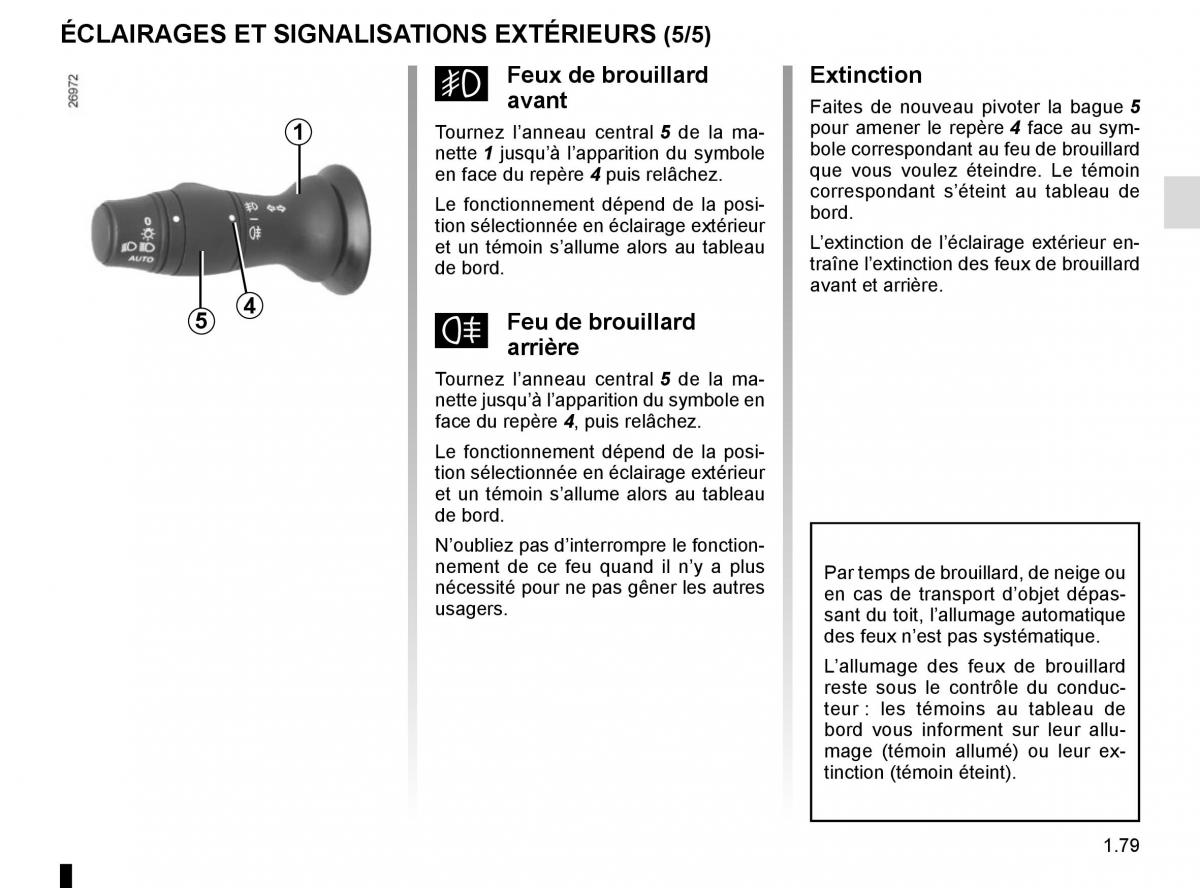 Renault Scenic III 3 manuel du proprietaire / page 85