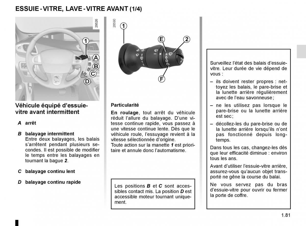 Renault Scenic III 3 manuel du proprietaire / page 87