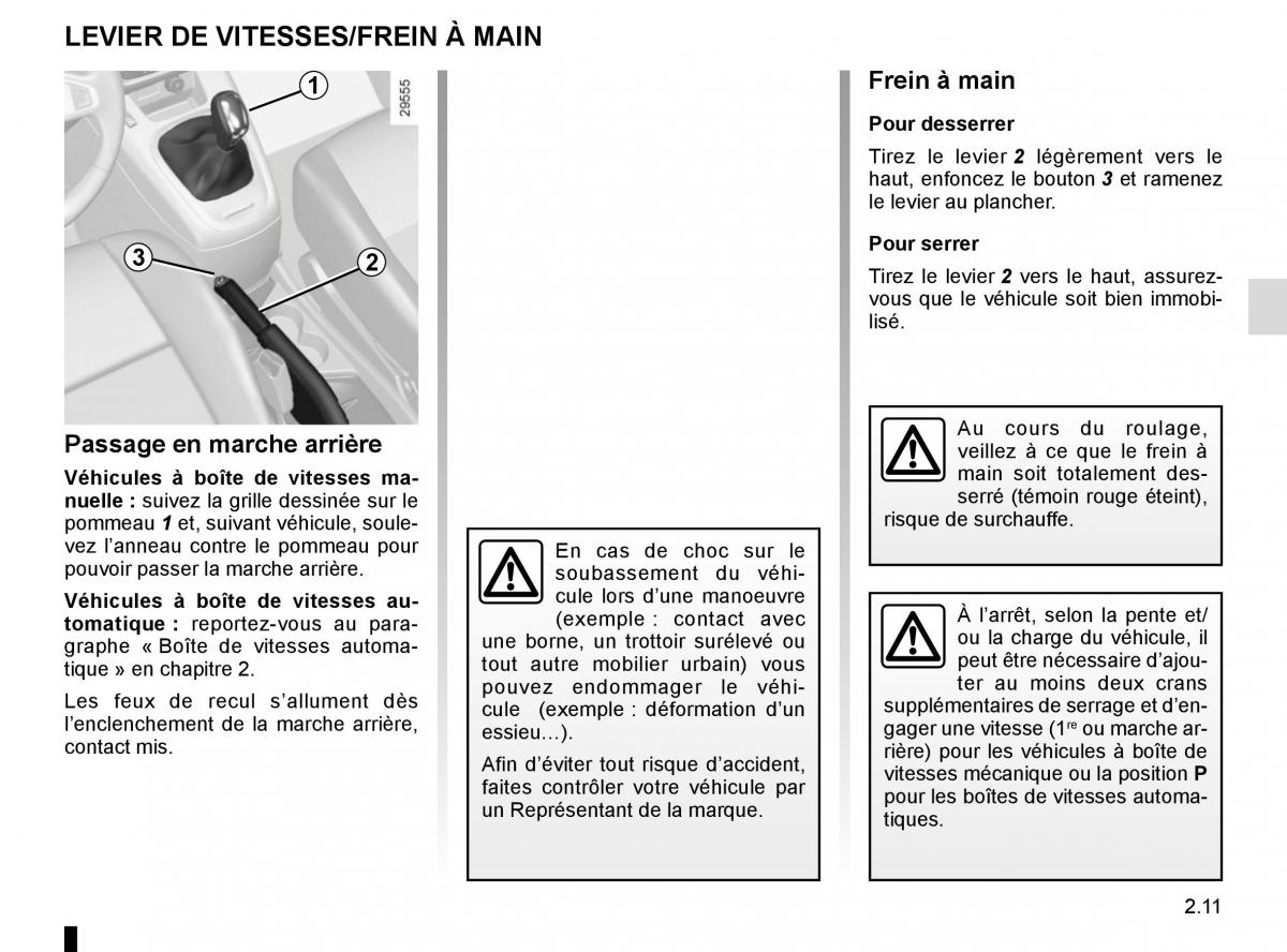 Renault Scenic III 3 manuel du proprietaire / page 105