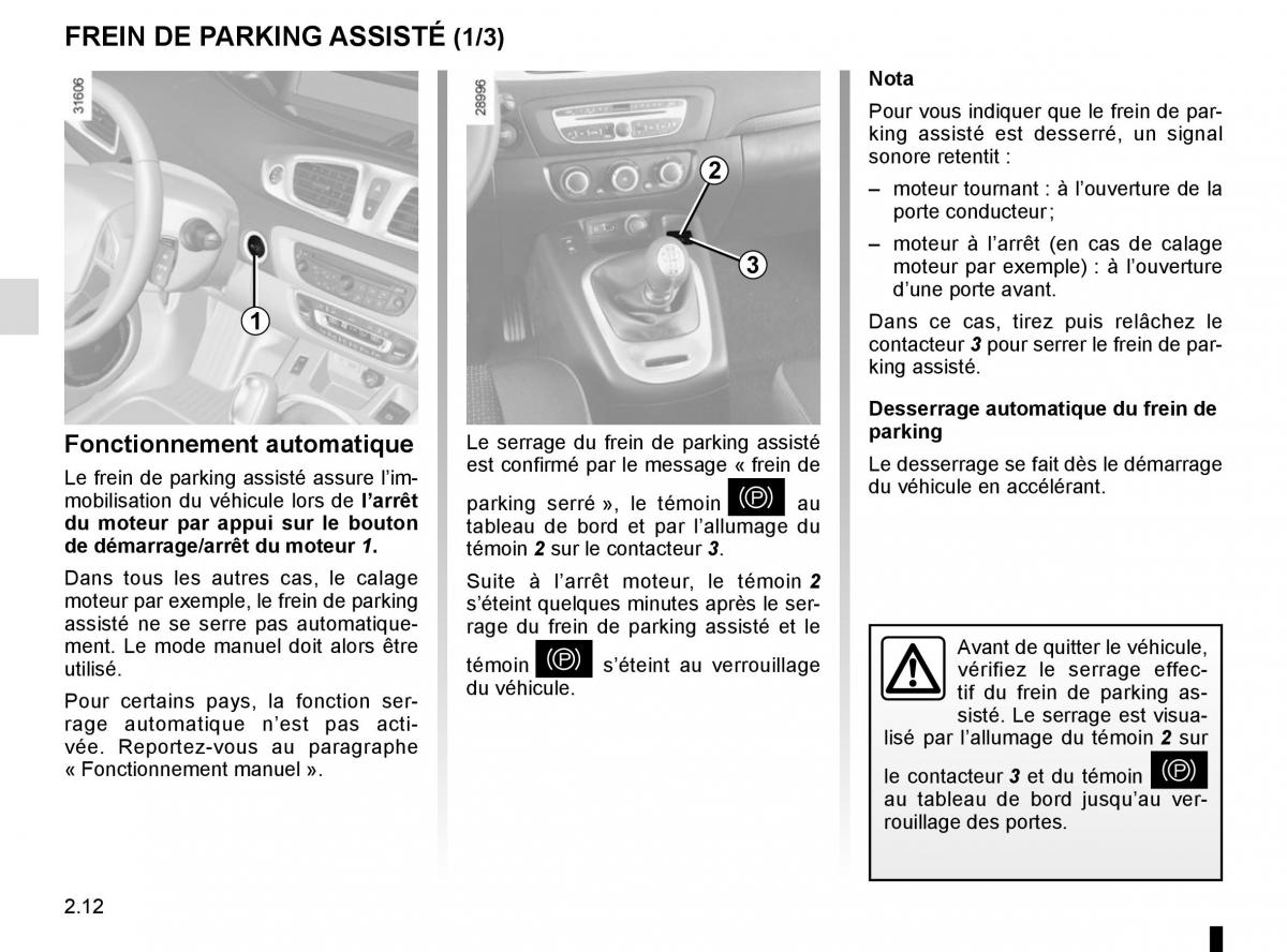 Renault Scenic III 3 manuel du proprietaire / page 106