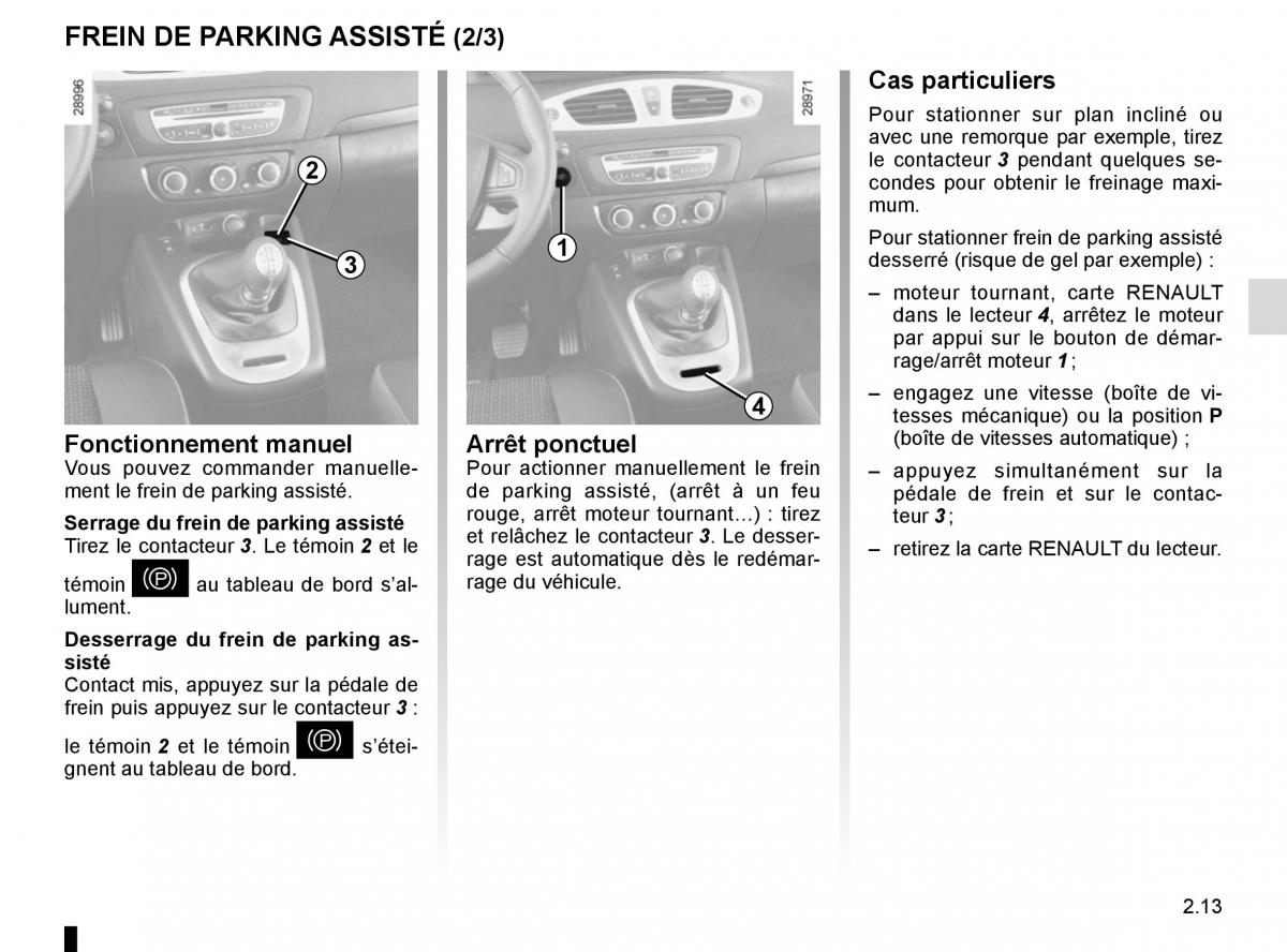 Renault Scenic III 3 manuel du proprietaire / page 107