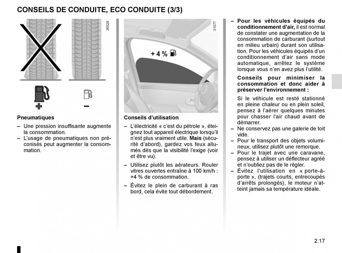 Renault Scenic III 3 manuel du proprietaire / page 111