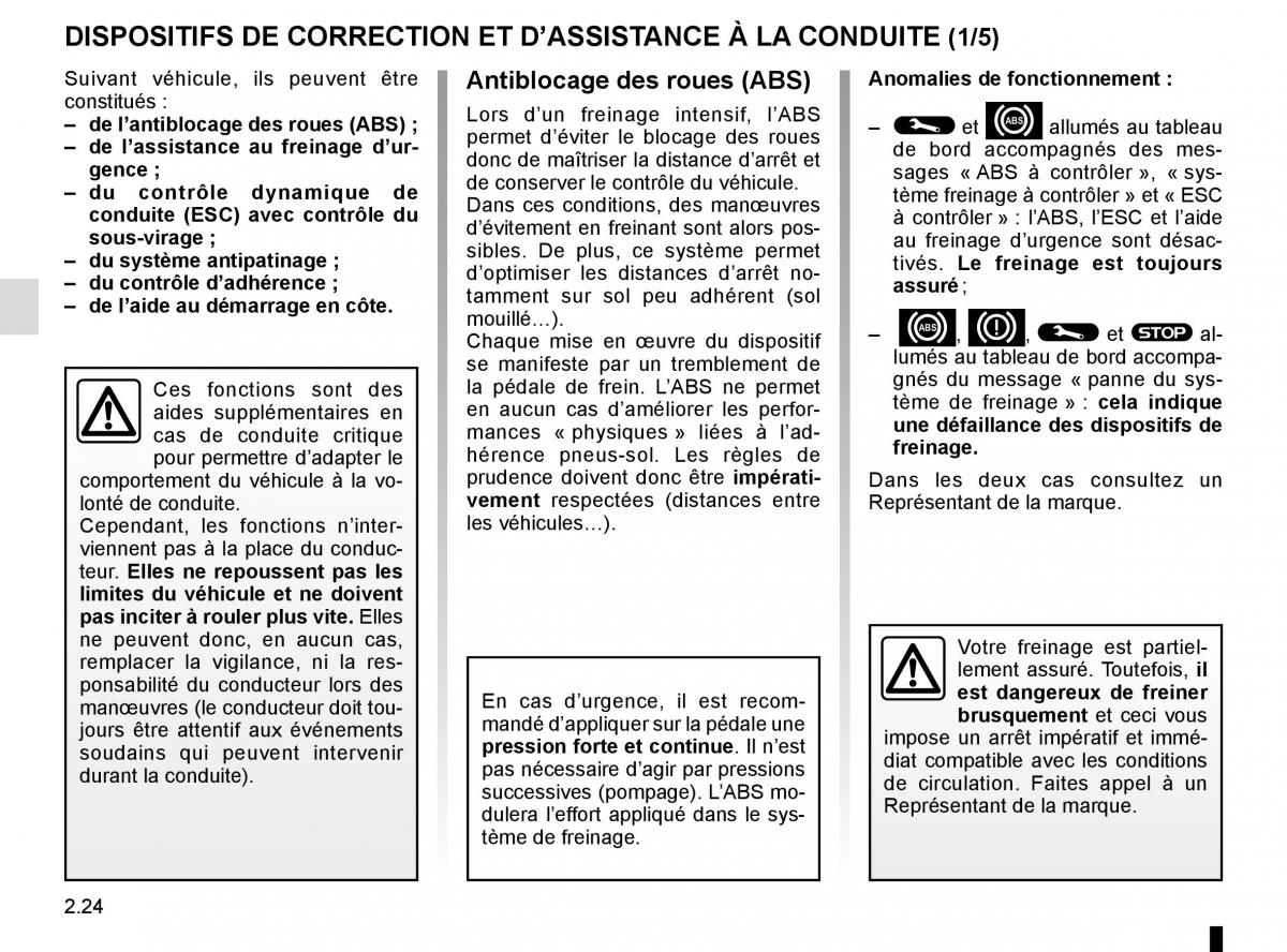 Renault Scenic III 3 manuel du proprietaire / page 118