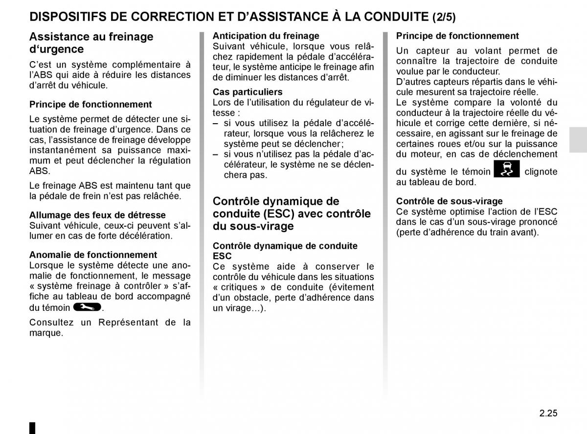 Renault Scenic III 3 manuel du proprietaire / page 119