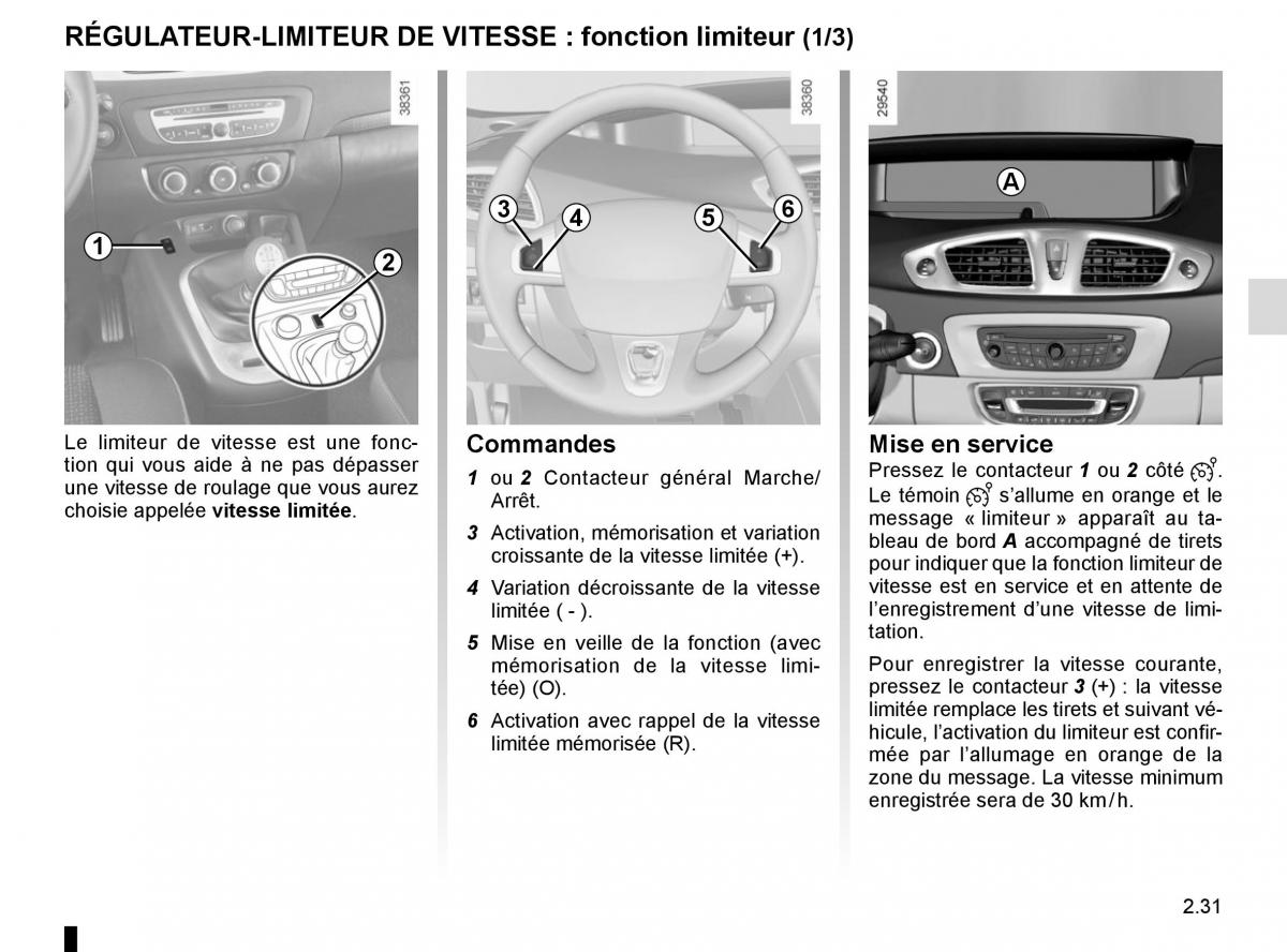 Renault Scenic III 3 manuel du proprietaire / page 125