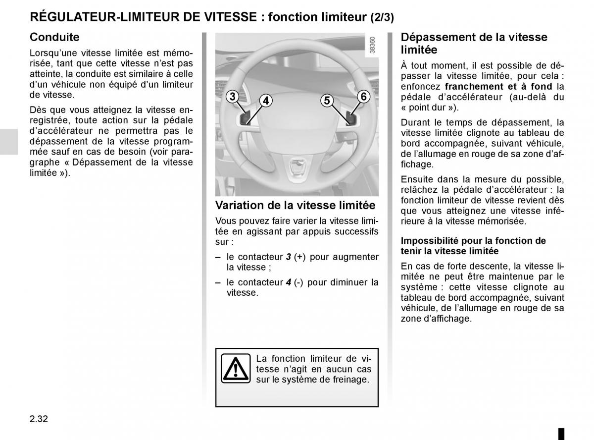 Renault Scenic III 3 manuel du proprietaire / page 126