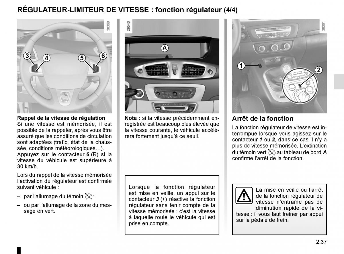 Renault Scenic III 3 manuel du proprietaire / page 131