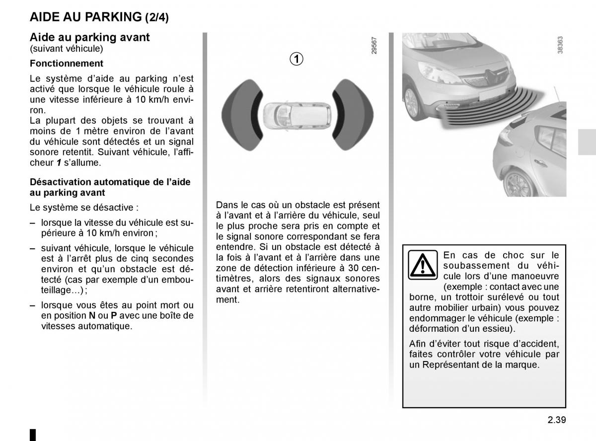 Renault Scenic III 3 manuel du proprietaire / page 133