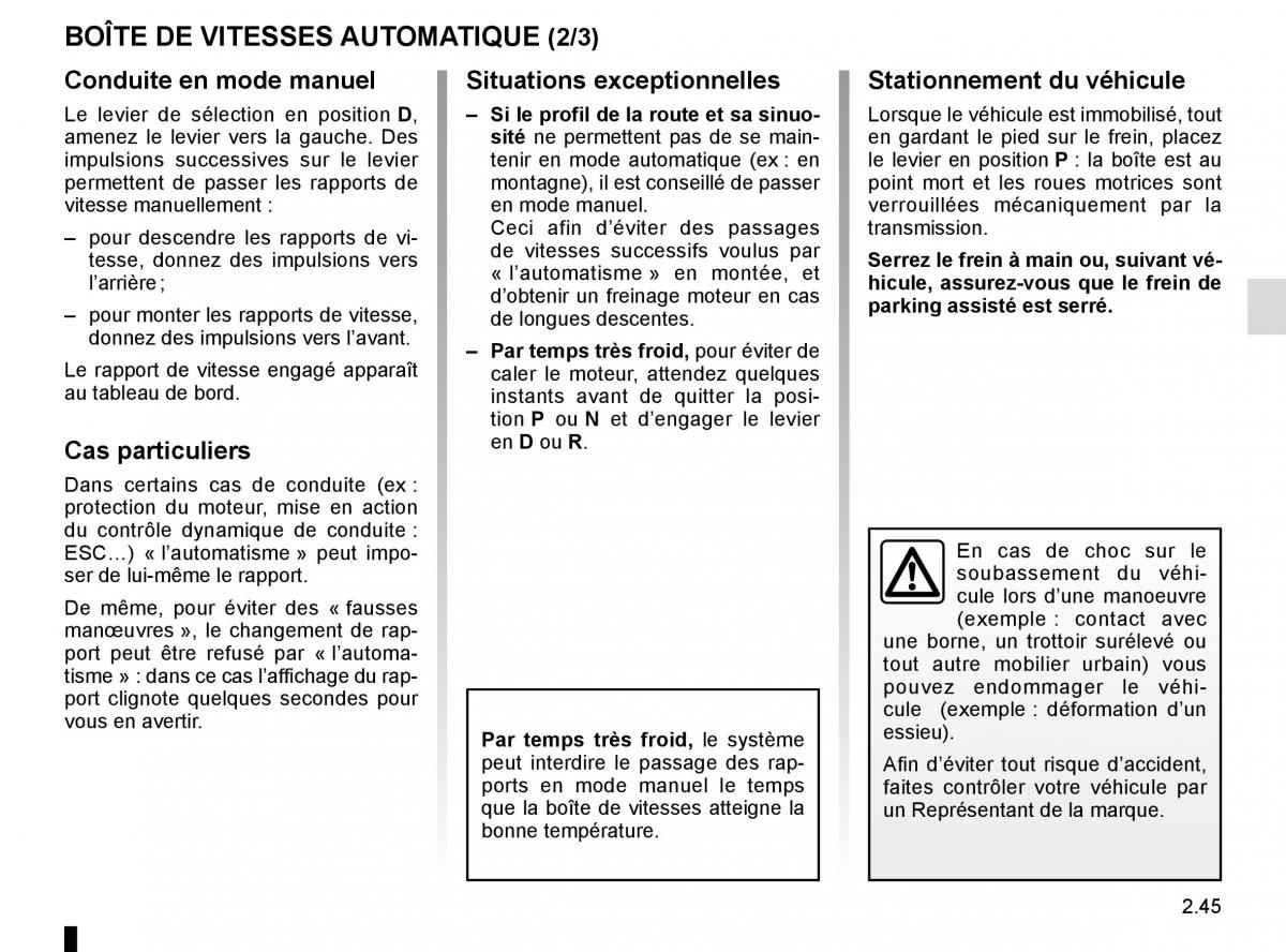 Renault Scenic III 3 manuel du proprietaire / page 139