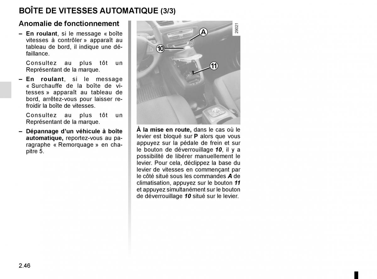 Renault Scenic III 3 manuel du proprietaire / page 140