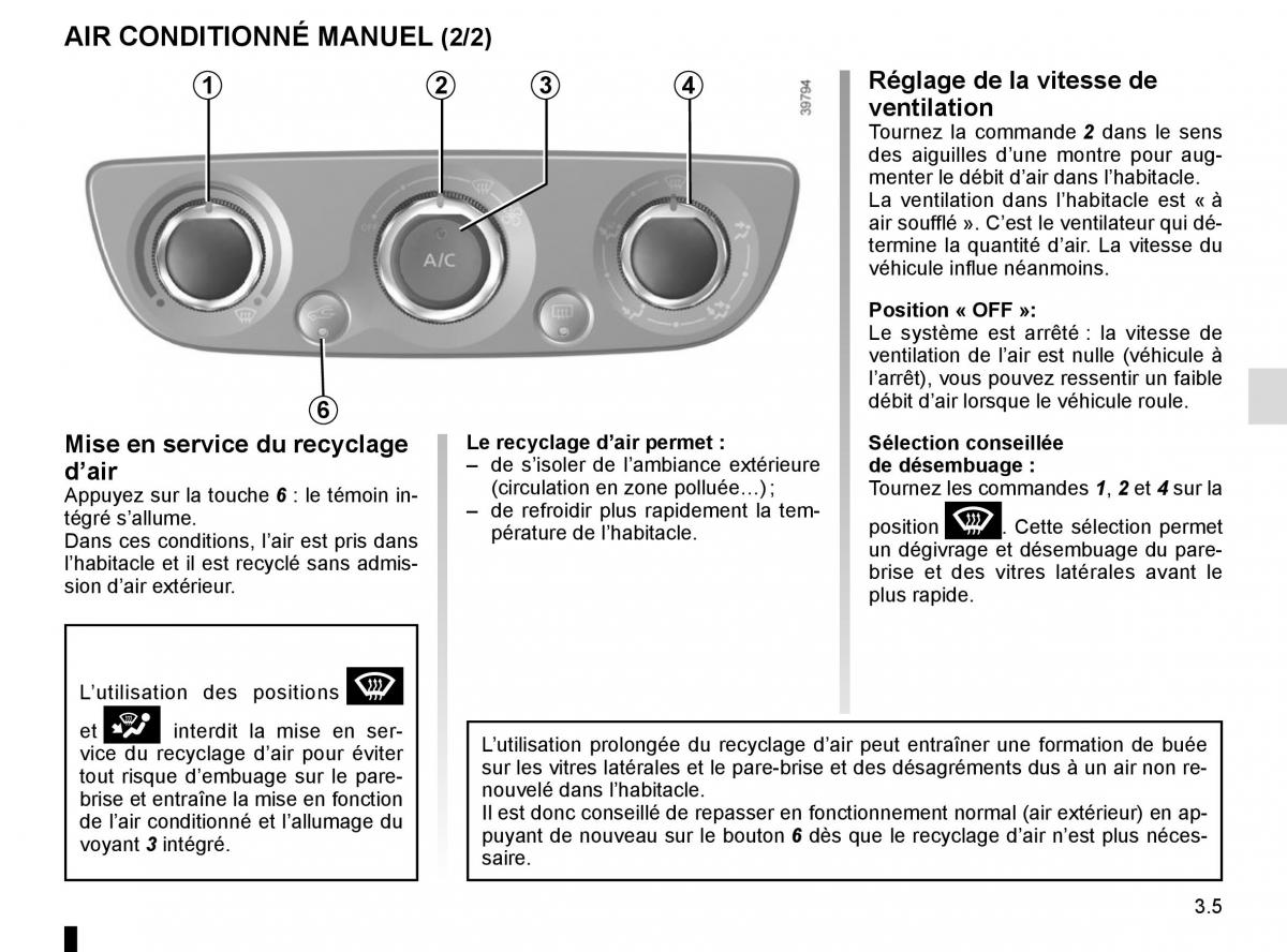 Renault Scenic III 3 manuel du proprietaire / page 145