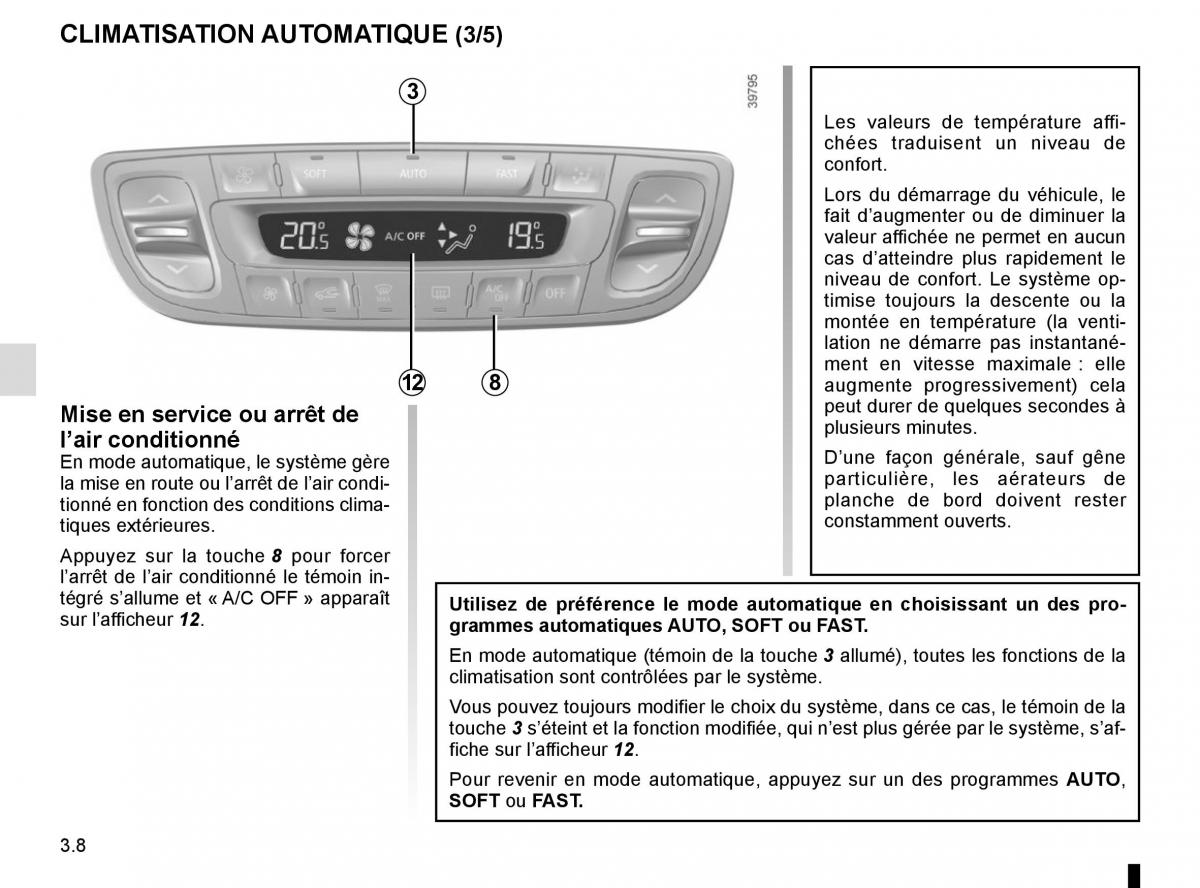 Renault Scenic III 3 manuel du proprietaire / page 148