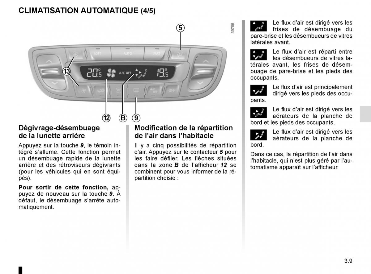 Renault Scenic III 3 manuel du proprietaire / page 149