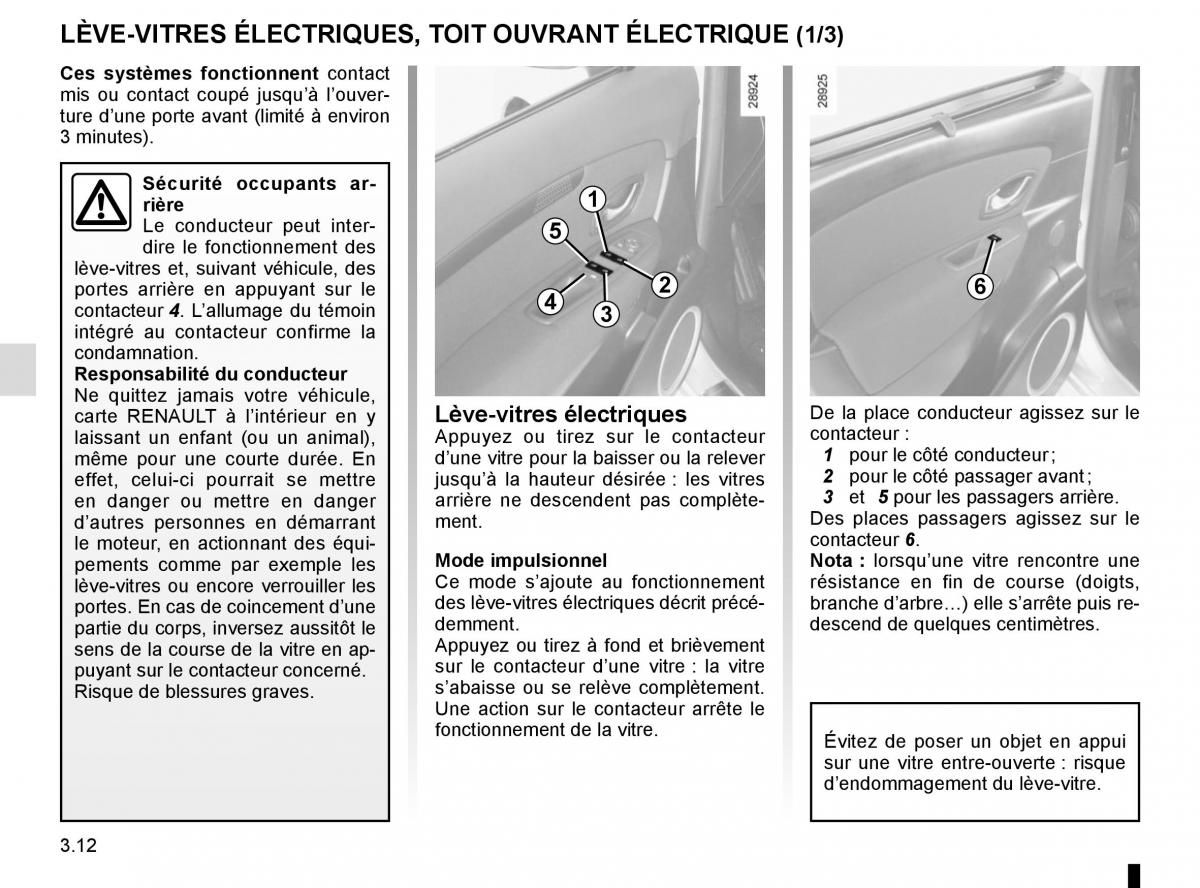 Renault Scenic III 3 manuel du proprietaire / page 152