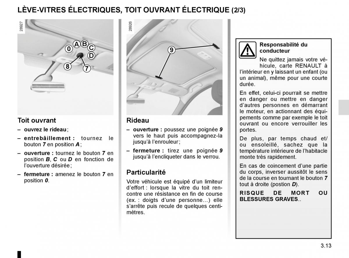 Renault Scenic III 3 manuel du proprietaire / page 153