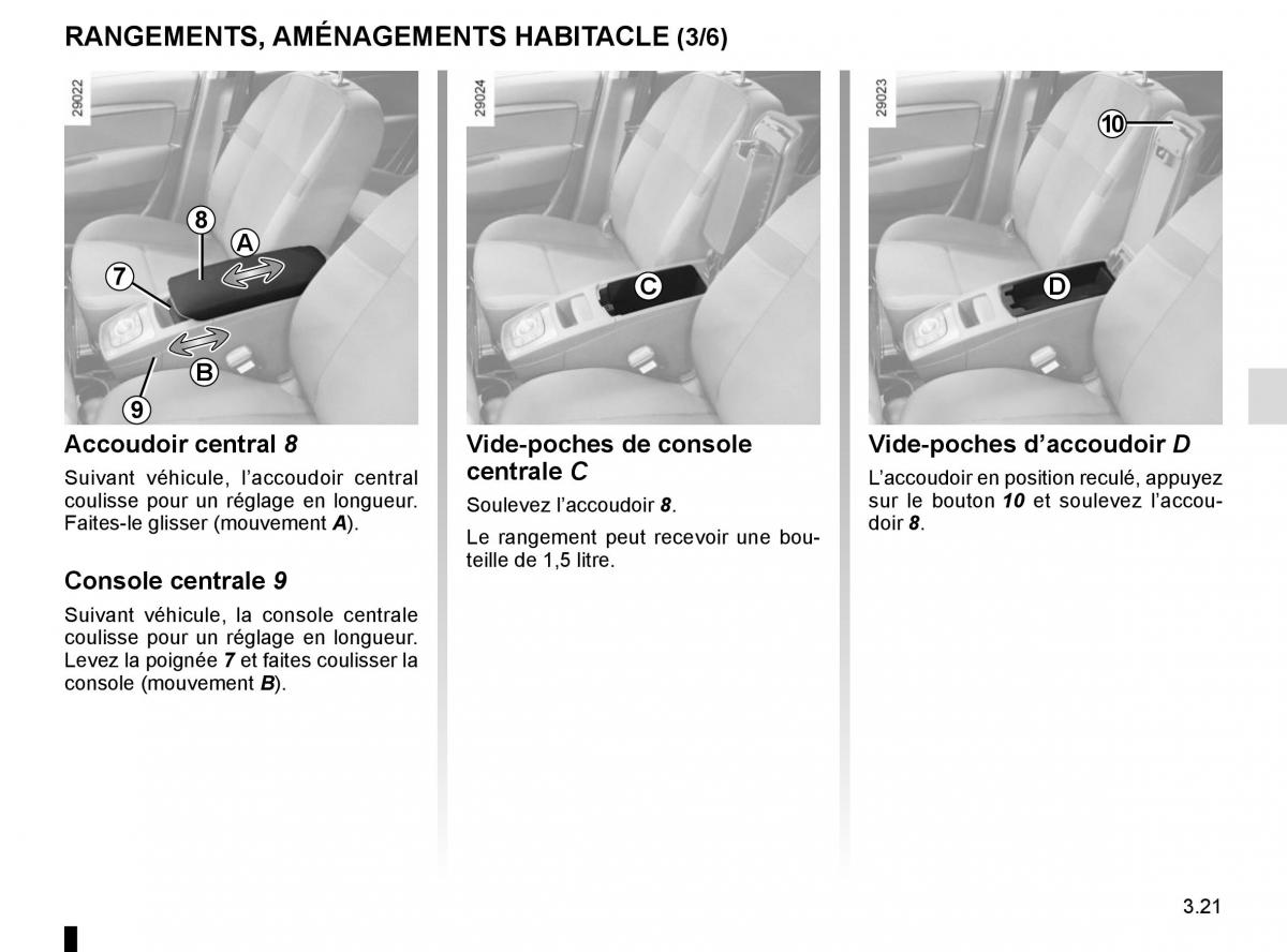 Renault Scenic III 3 manuel du proprietaire / page 161