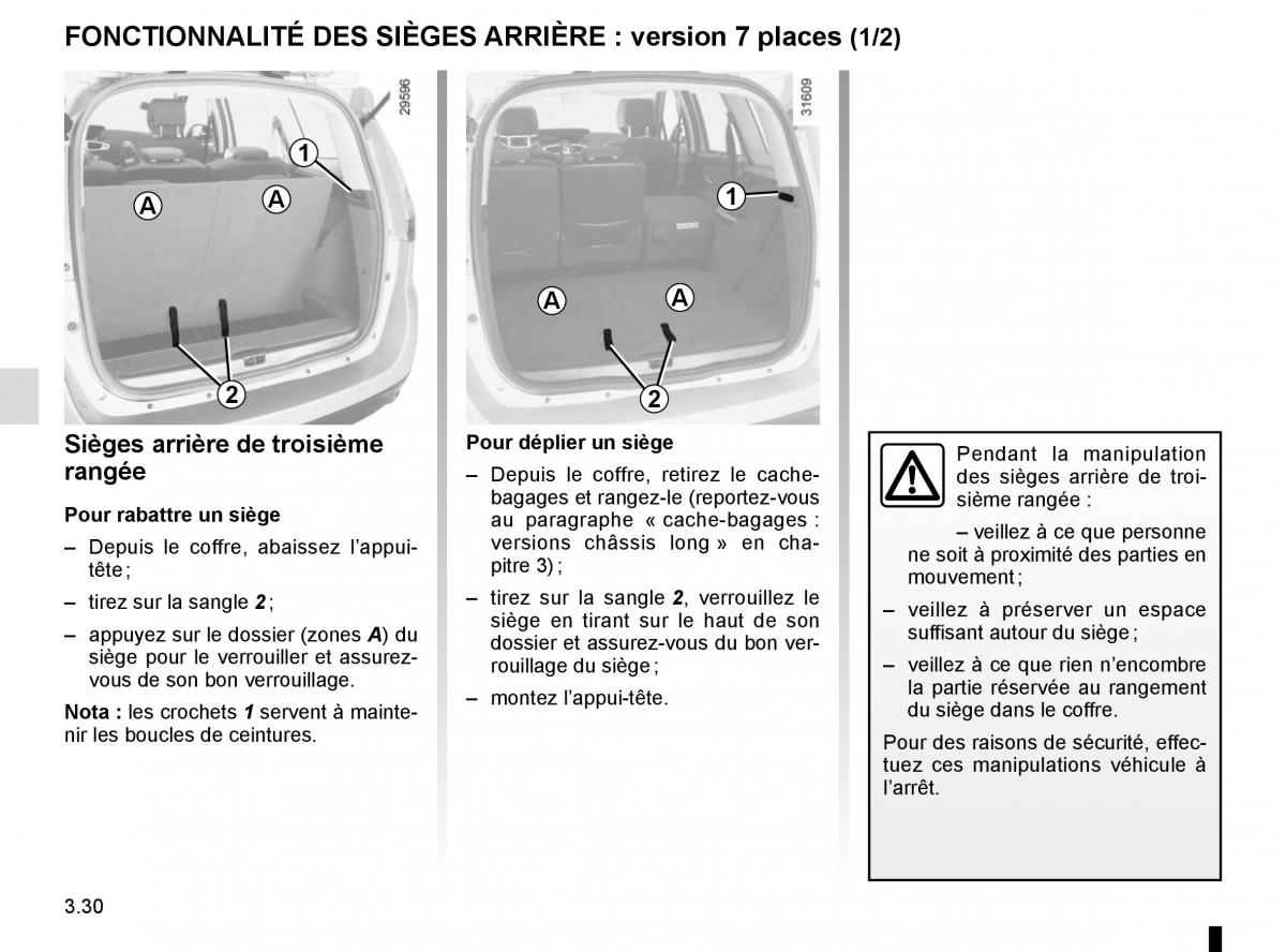 Renault Scenic III 3 manuel du proprietaire / page 170