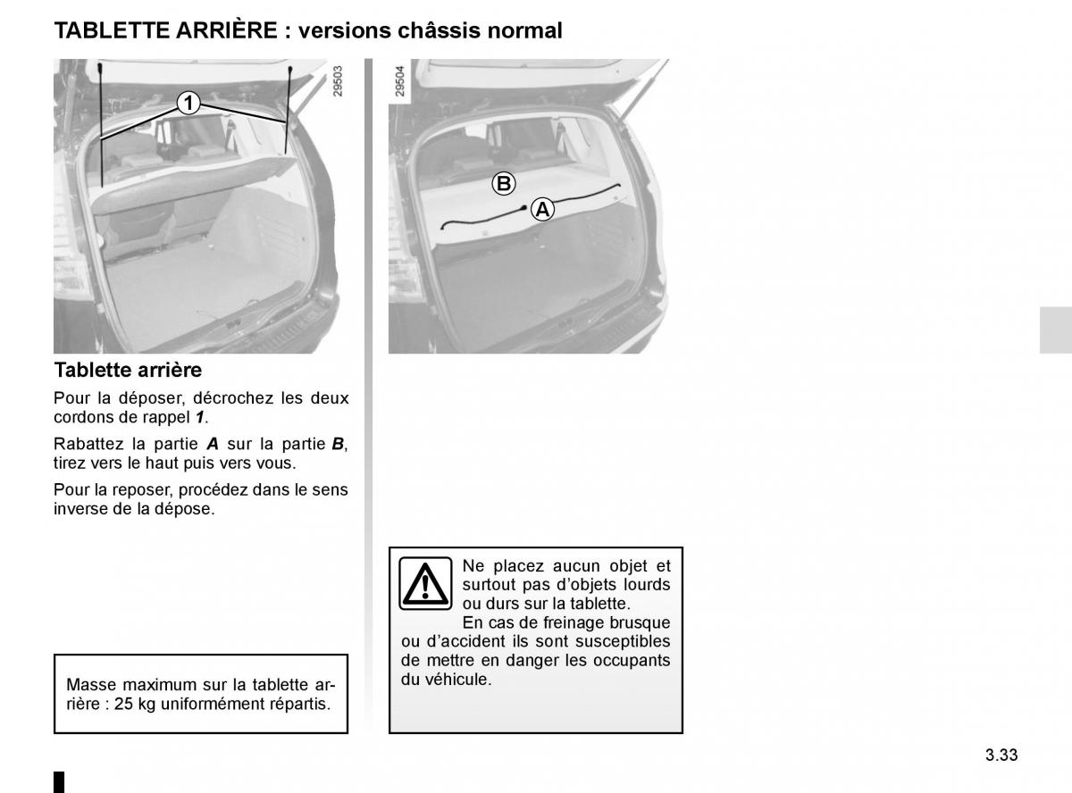 Renault Scenic III 3 manuel du proprietaire / page 173