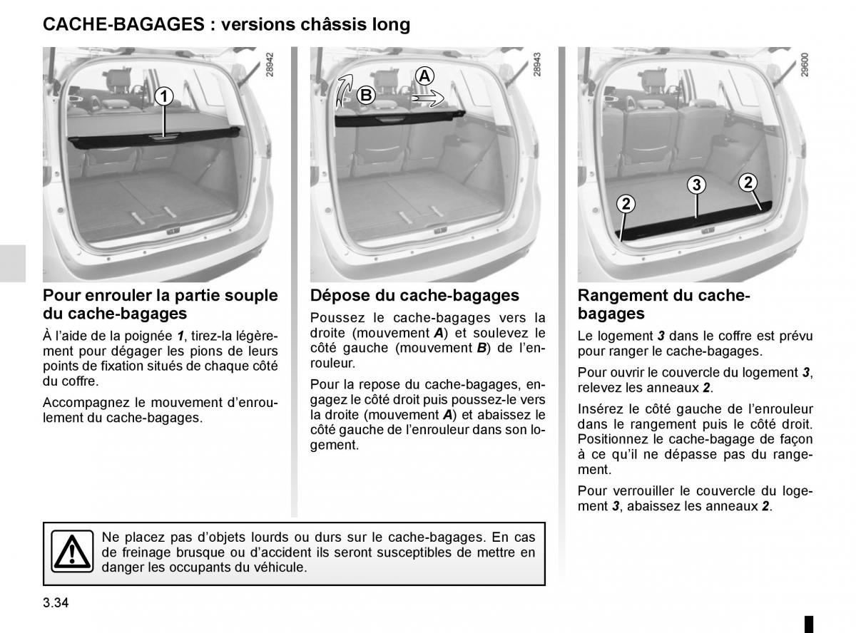 Renault Scenic III 3 manuel du proprietaire / page 174