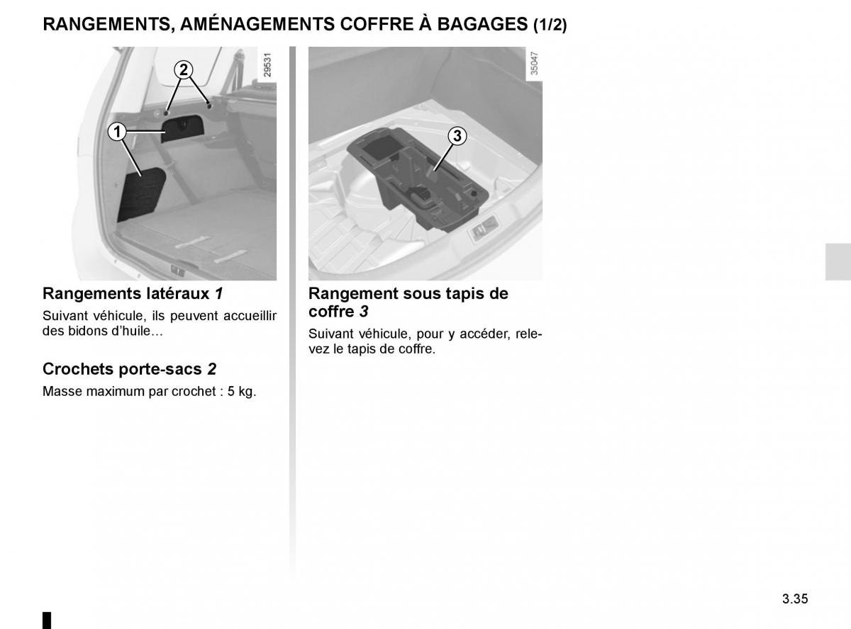 Renault Scenic III 3 manuel du proprietaire / page 175