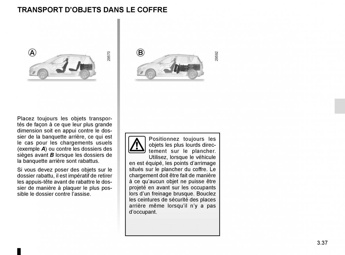 Renault Scenic III 3 manuel du proprietaire / page 177