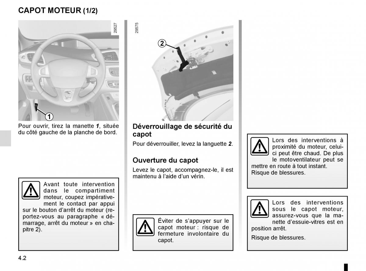 Renault Scenic III 3 manuel du proprietaire / page 184